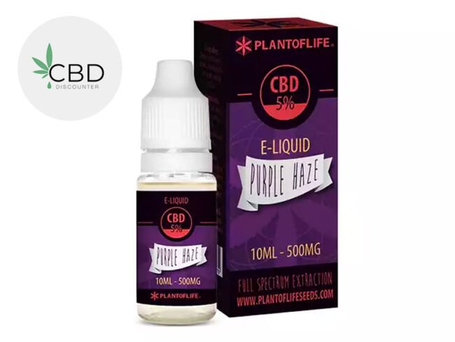 E liquide Purple Haze CBD (500mg) - Plantoflife