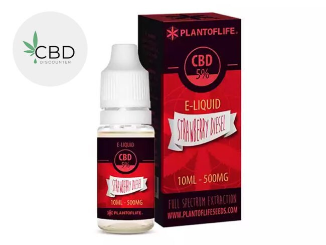 E liquide Strawberry Haze CBD (100mg) - Plantoflife