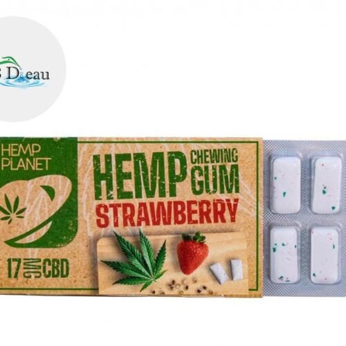 Chewing-gum Fraise CBD 17% - Hemp Planet