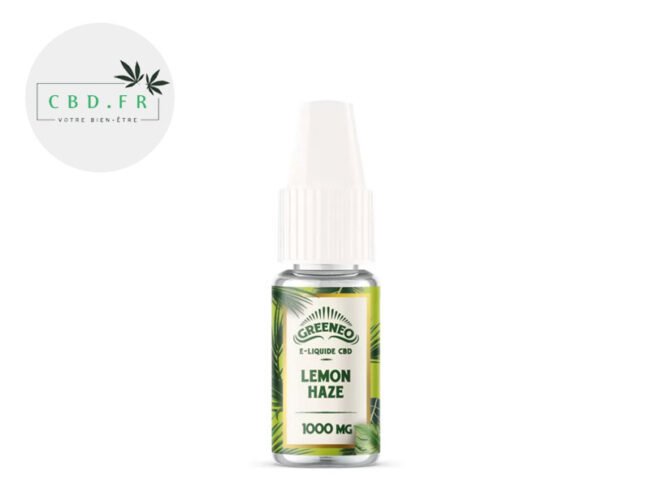 E liquide Lemon Haze CBD (500mg) - Greeneo