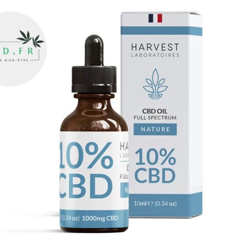Huile CBD 10% Bio (10ml) - Harvest Laboratoires