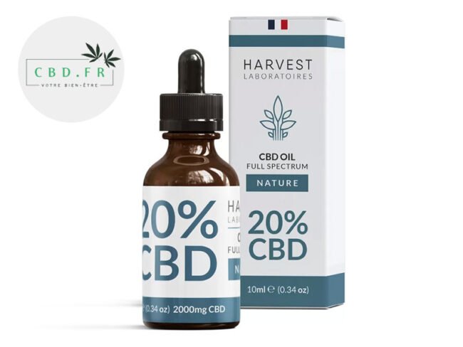 Huile CBD 20% Bio (10ml) - Harvest Laboratoires