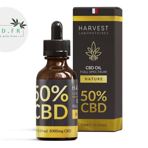 Huile CBD 50% Bio (10ml) - Harvest Laboratoires
