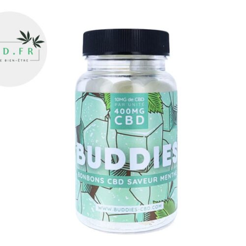 Bonbon classique Menthe CBD 4% - Buddies