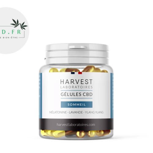 Gélules CBD 750mg Mélatonine - Harvest Laboratoires