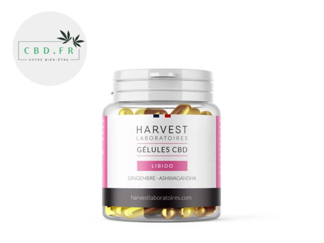 Gélules CBD 1500mg Libido - Harvest Laboratoires