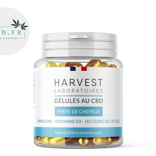 Gélules CBD 1500mg Spiruline - Harvest Laboratoires