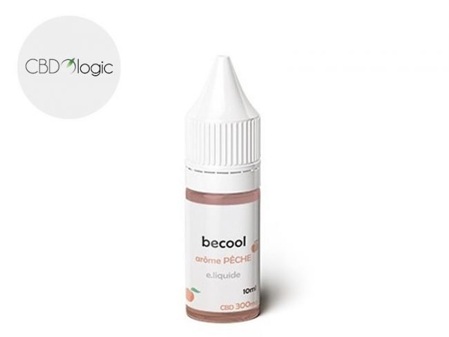 E liquide Pêche CBD (300mg) - Becool (Cbdologic)