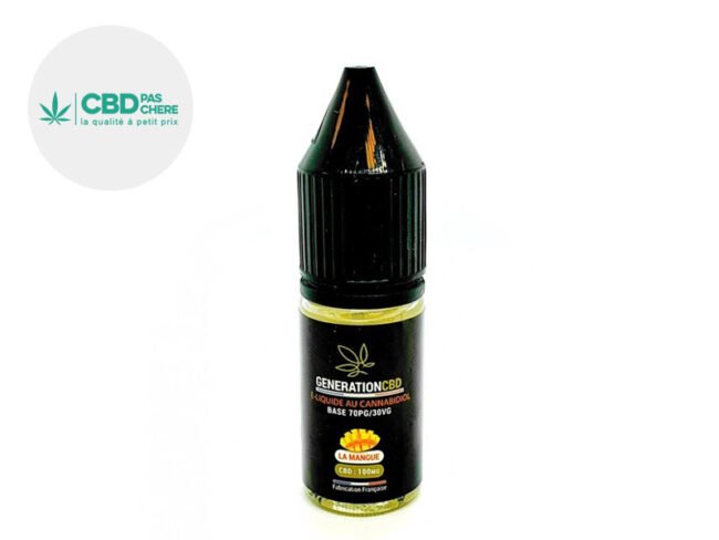 E liquide Mangue CBD (100mg) - GenerationCBD