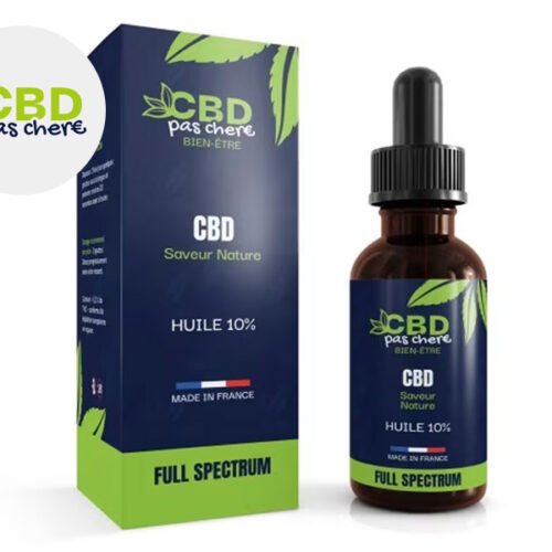 Huile CBD 10% Bio (10ml) - CBD Pas Chère