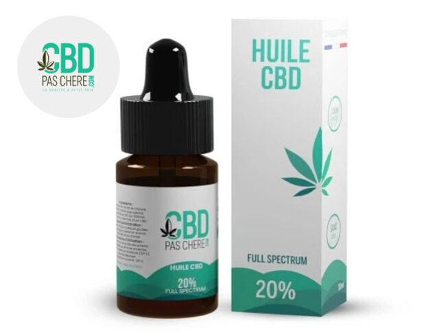 Huile CBD 20% Bio (10ml) - CBD Pas Chère