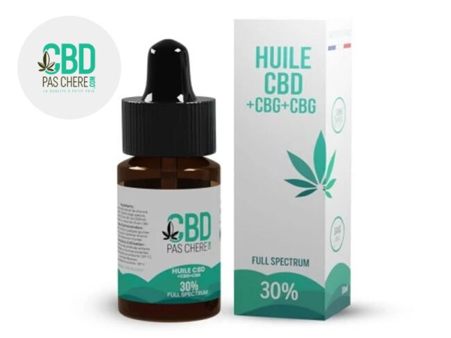Huile CBD 30% Bio (10ml) - CBD Pas Chère
