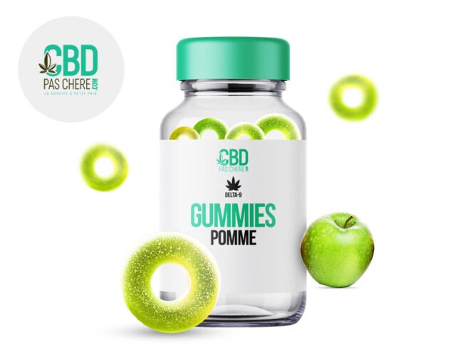 Gummies Pomme THC 0