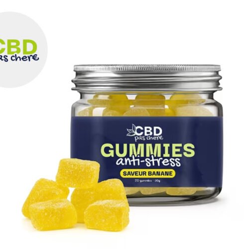 Gummies Banane CBD 10% - CBD Pas Chère