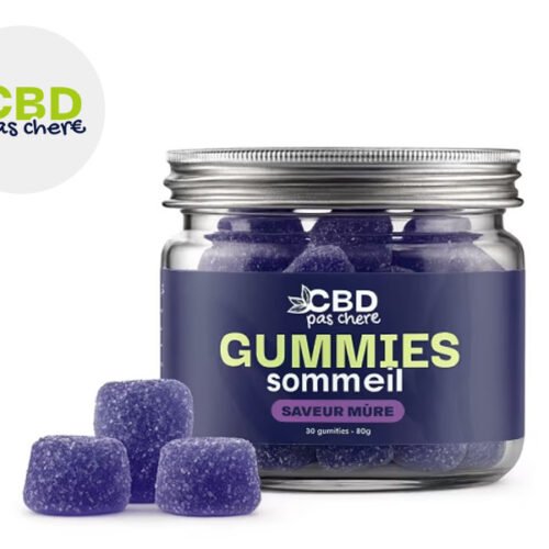 Gummies Mûre CBD 10% - CBD Pas Chère