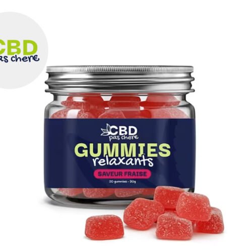 Gummies Fraise CBD 10% - CBD Pas Chère