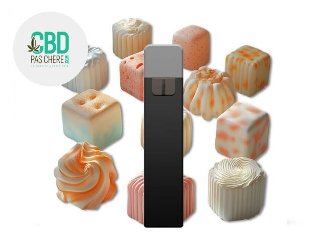 Puff Guimauve 95% CBD (jetable) - CBD Pas Chère