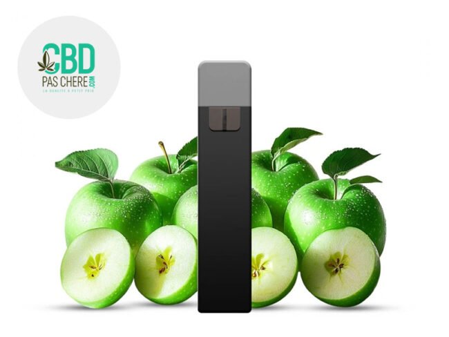 Puff Pomme 95% CBD (jetable) - CBD Pas Chère