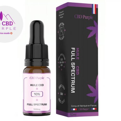 Huile CBD 10% Bio (10ml) - CBD Purple
