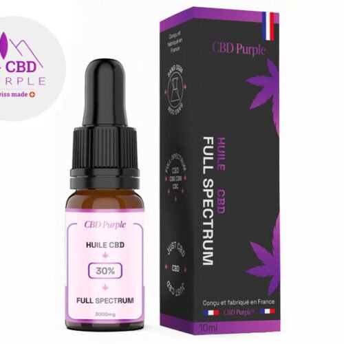 Huile CBD 30% Bio (10ml) - CBD Purple