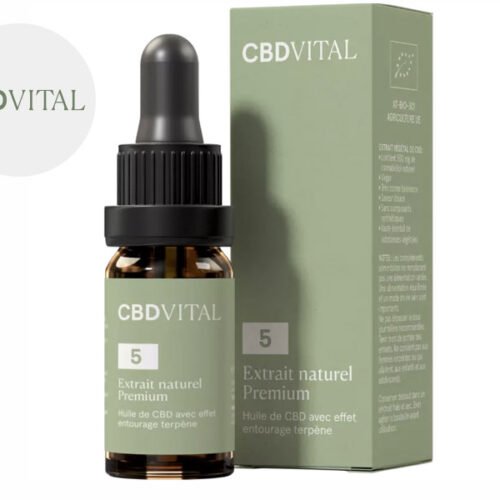 Huile CBD 5% Bio (10ml) - CBD VITAL