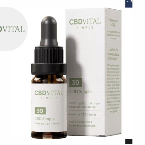 Huile CBD 30% Bio (10ml) - CBD VITAL