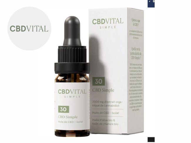 Huile CBD 30% Bio (10ml) - CBD VITAL