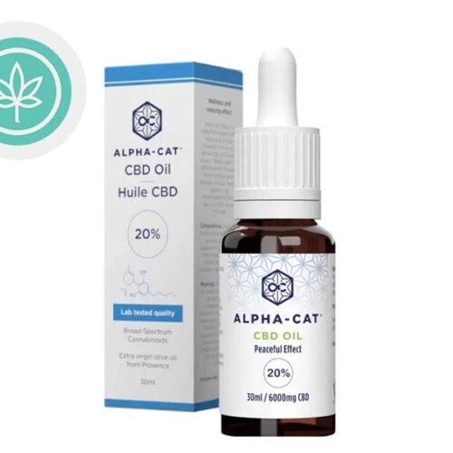 Huile CBD 20% Bio (10ml) - Alpha-cat