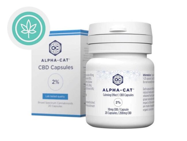 Capsules CBD 200mg - Alpha-Cat