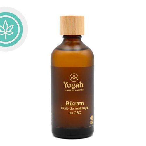 Huile massage CBD Bikram Yogah