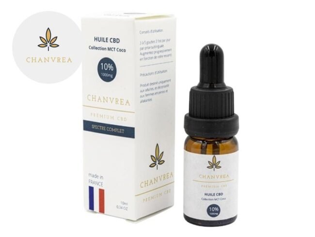 Huile CBD 10% Bio (10ml) - Chanvrea