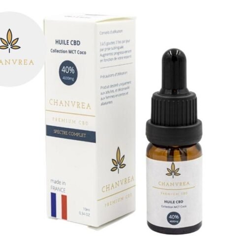 Huile CBD 40% Bio (10ml) - Chanvrea