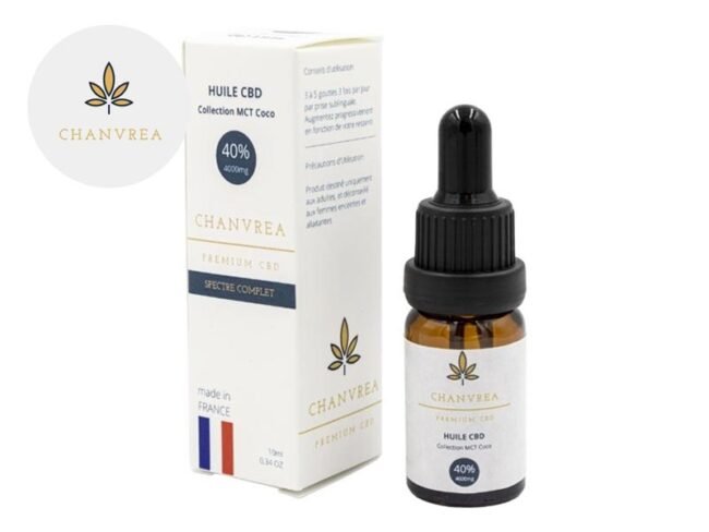 Huile CBD 40% Bio (10ml) - Chanvrea