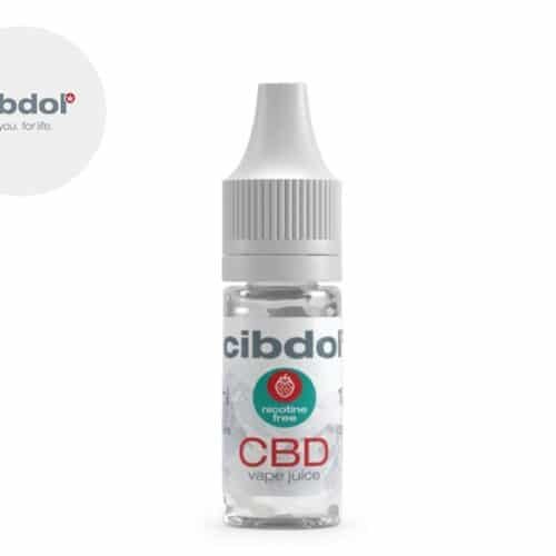 E liquide Fraise CBD (500mg) - Cibdol