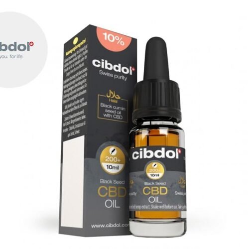 Huile CBD 10% Bio Nigelle (10ml) - Cibdol