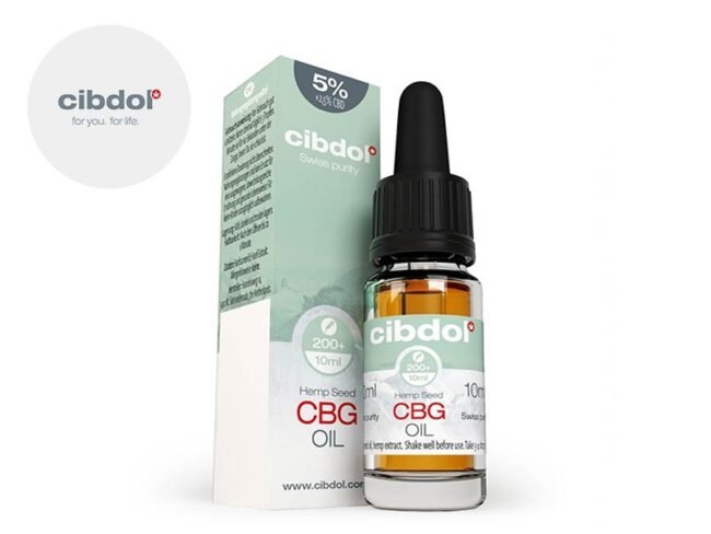 Huile CBG 5% bio (10ml) - Cibdol