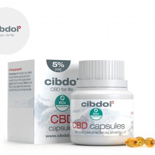 Gélules CBD 500mg - Cibdol