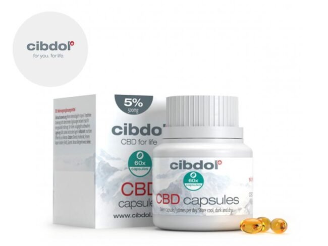 Gélules CBD 500mg - Cibdol