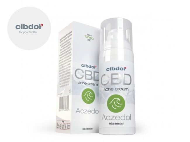 Crème CBD contre l'acné Cibdol