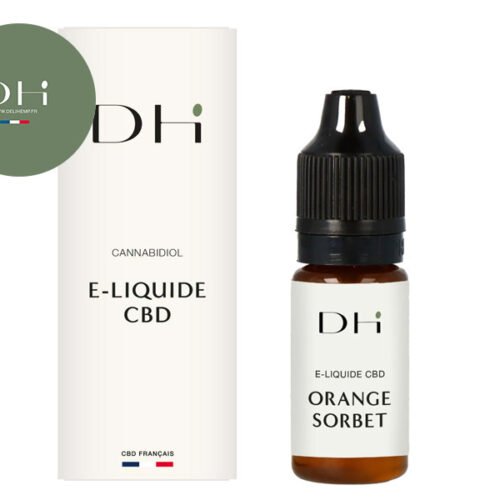 E liquide Orange Sorbet CBD (500mg) - Deli Hemp