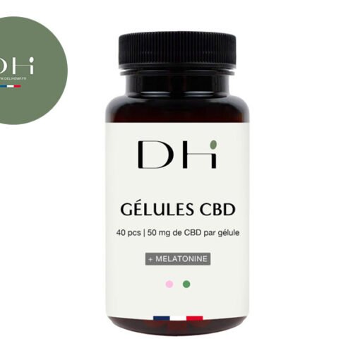 Gélules CBD 50mg Mélatonine - Deli Hemp