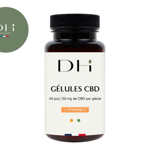 Gélules CBD 50mg Vitamine C - Deli Hemp