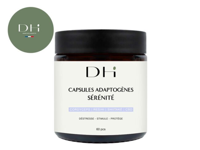 Capsules CBD Adaptogènes Sérénité - Deli Hemp