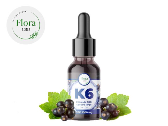 E liquide K6 CBD (500mg) - Flora CBD