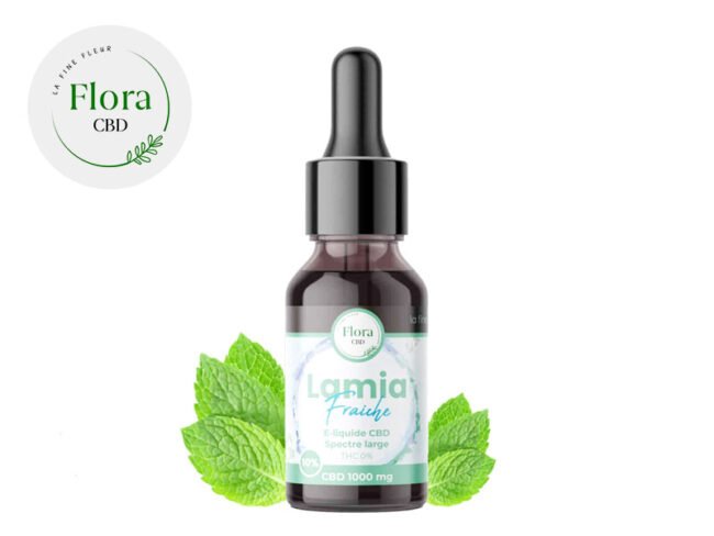 E liquide Lamia Fraiche CBD (1000mg) - Flora CBD