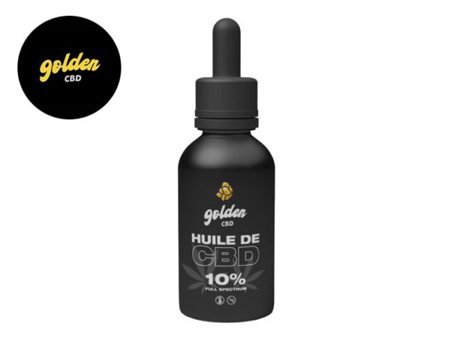 Huile CBD 10% Bio (10ml) - Golden CBD