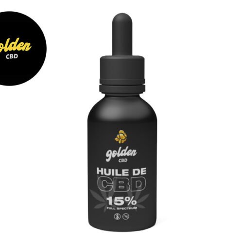 Huile CBD 15% Bio (10ml) - Golden CBD