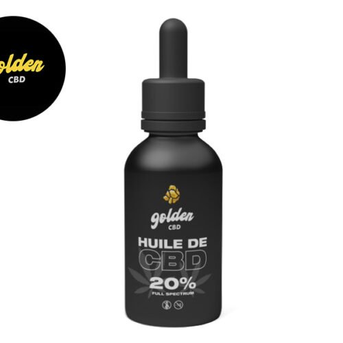 Huile CBD 20% Bio (10ml) - Golden CBD