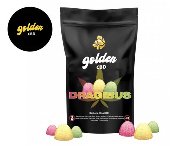 Bonbon gélifié CBD 20% - Golden CBD