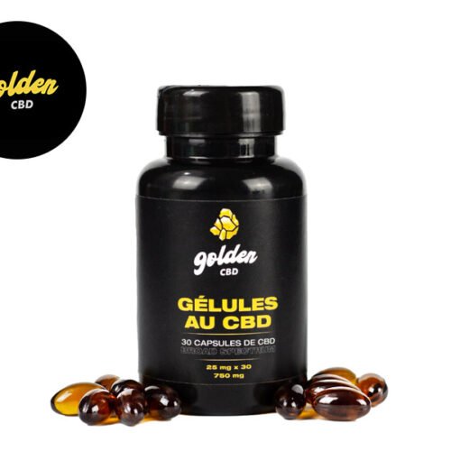 Gélules CBD 750mg - Golden CBD